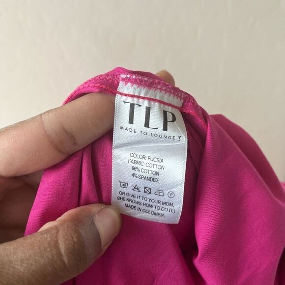 The Lulo Project Liberia Fuchsia Pink One‎ Shoulder A-Line Midi Dress Size Small - Picture 9 of 10